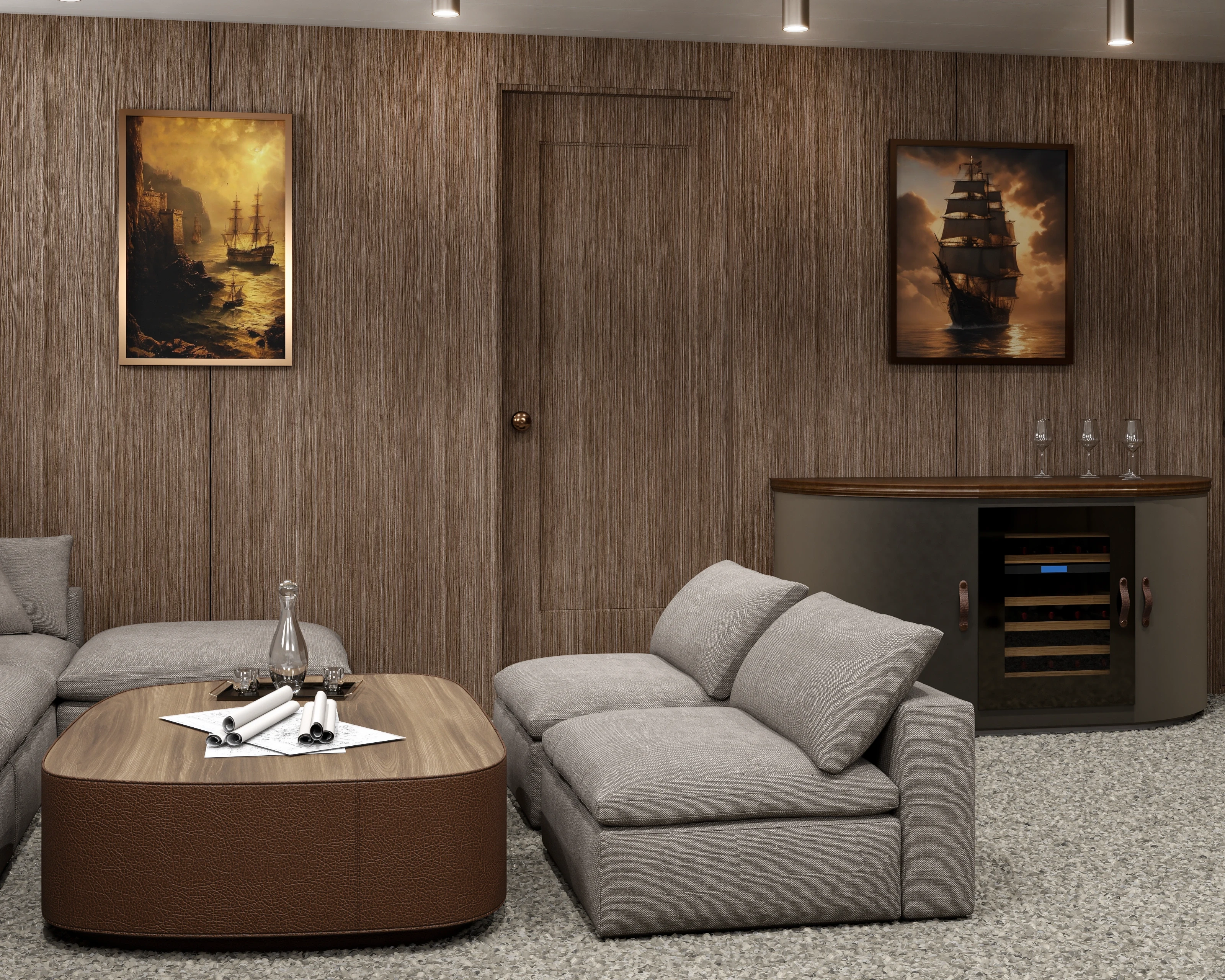 Apartament kapitana, Pokład łodziowy trawlera (3)